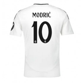 Pánské fotbalový oblečení Real Madrid Luka Modric #10 Domácí košile 2024-25 Krátkým Rukávem